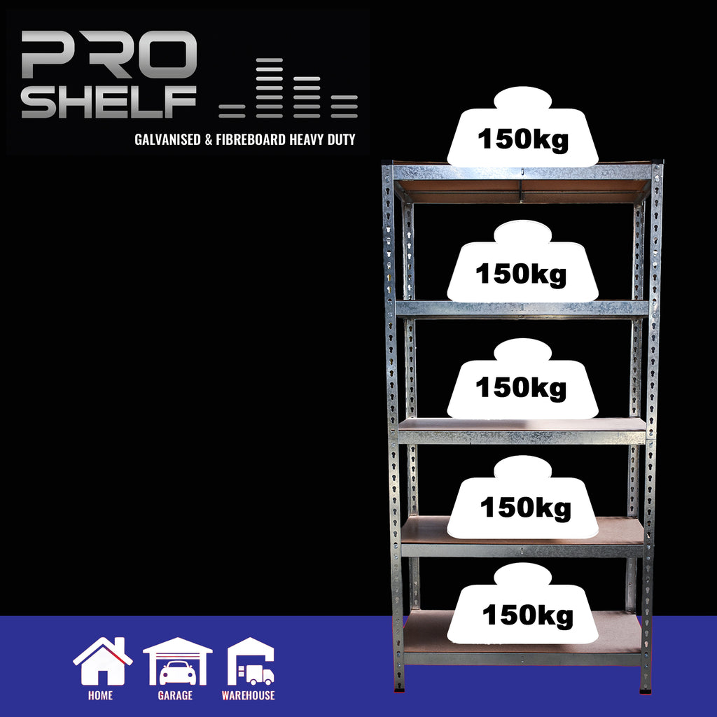 ProShelf® Blue - 5-Tier Medium Duty Metal Shelf